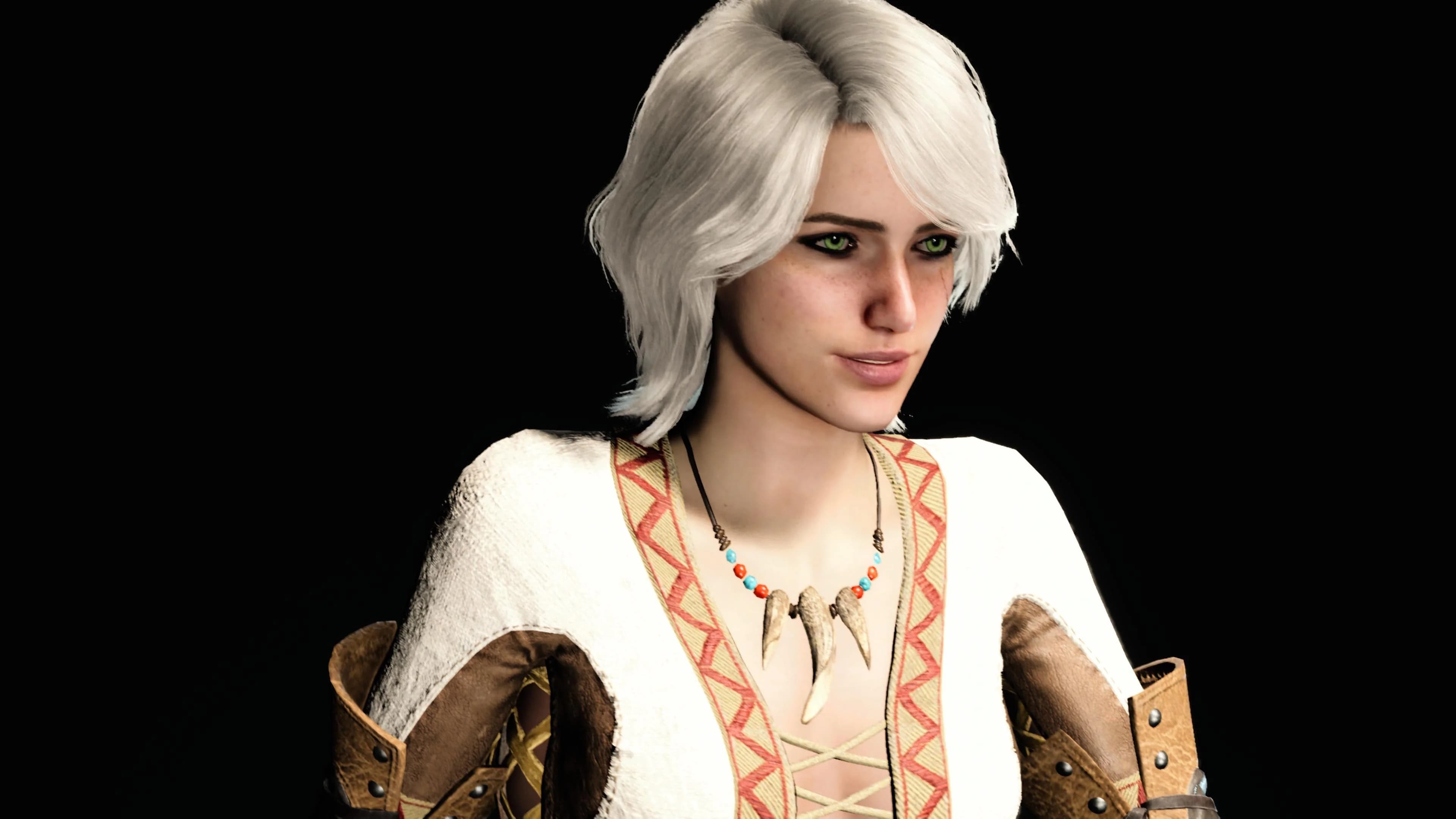 Ciri Witcher 3 body view 1