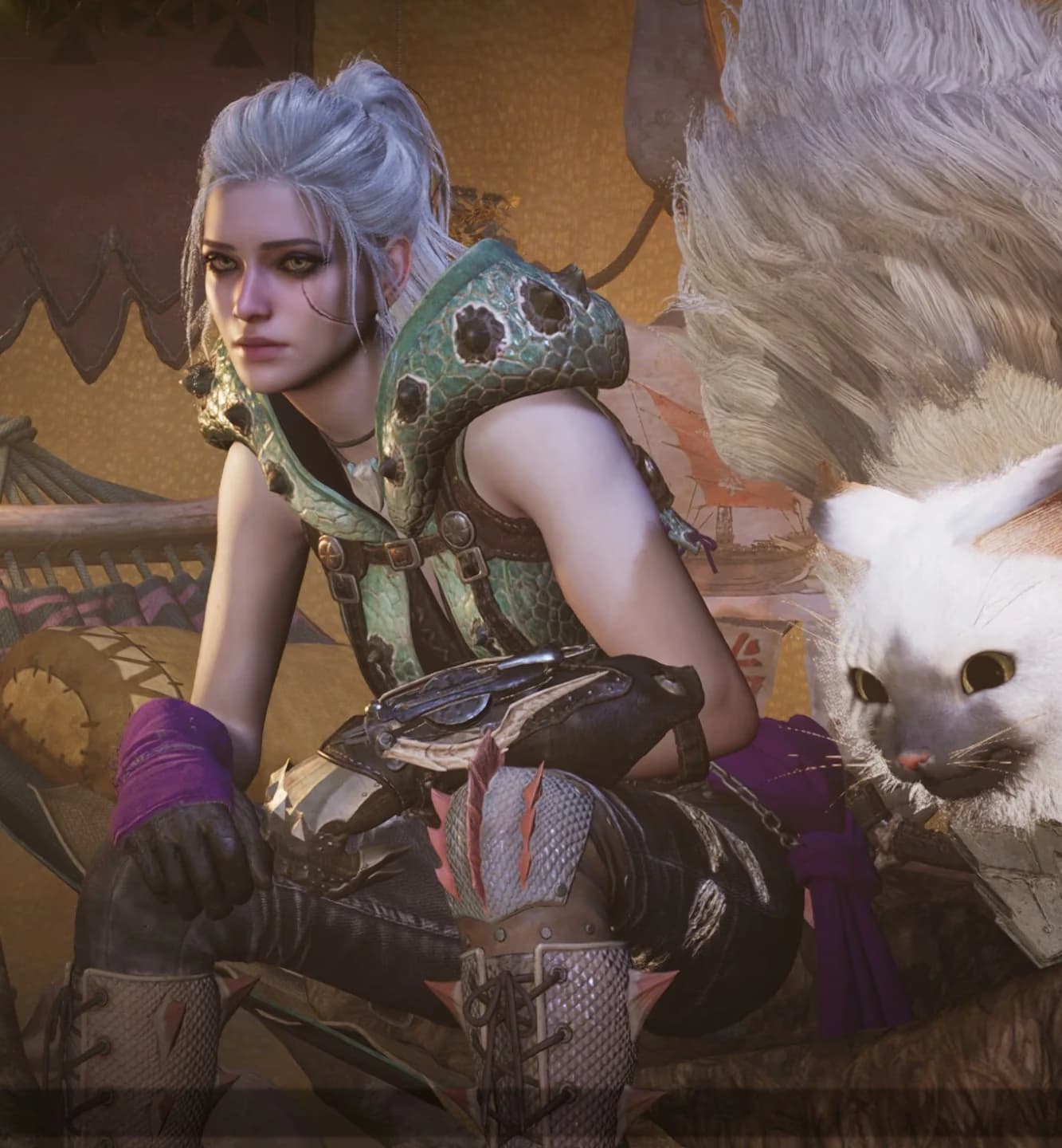 Ciri (The Witcher 3) character view 1