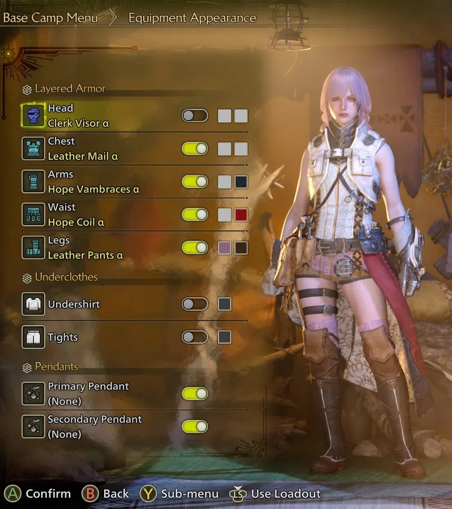 Lightning (Final Fantasy XIII) character view 4