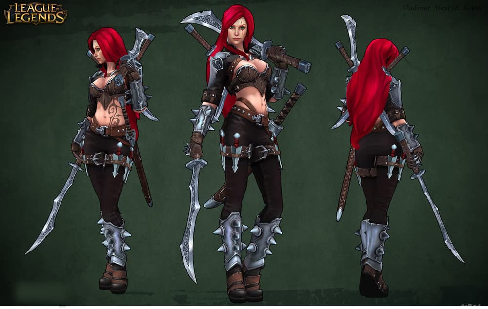 Katarina (League of Legends) character view 1